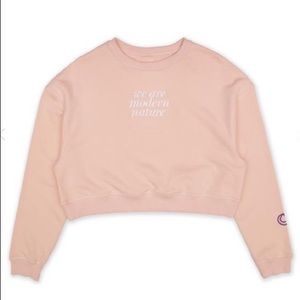 MONAT Gear Pink Crop Sweatshirt